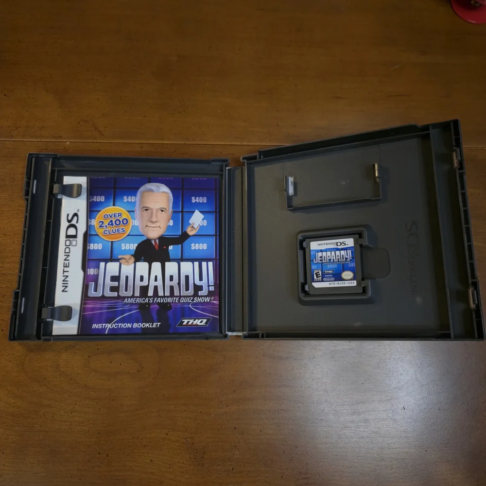 Nintendo DS Jeopardy! Game Complete In Box With Manual 2010